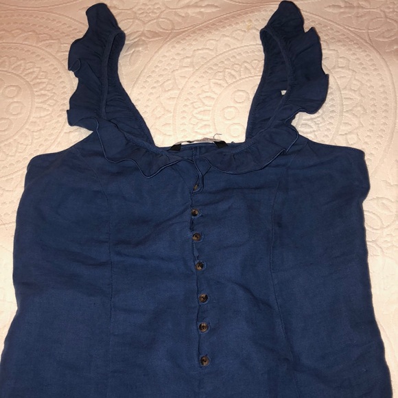 Zara Ruffled Top Romper - Picture 2 of 3